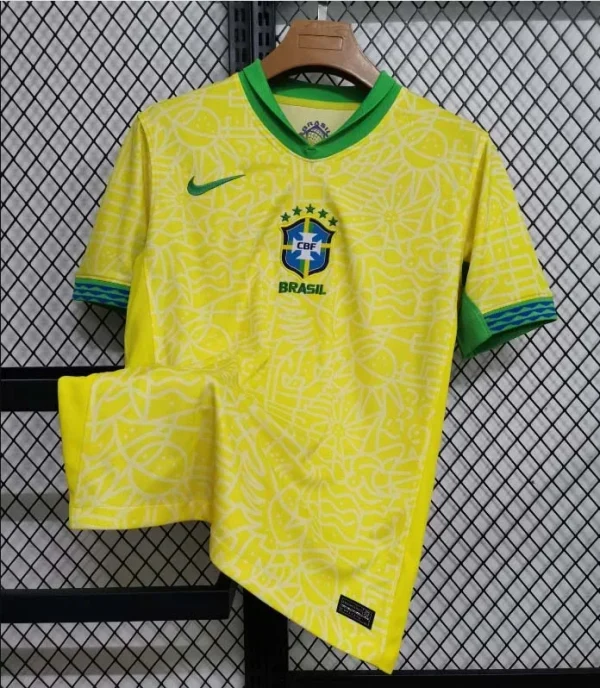 2024 Brazil Home Soccer Jersey 1:1 Thai Quality