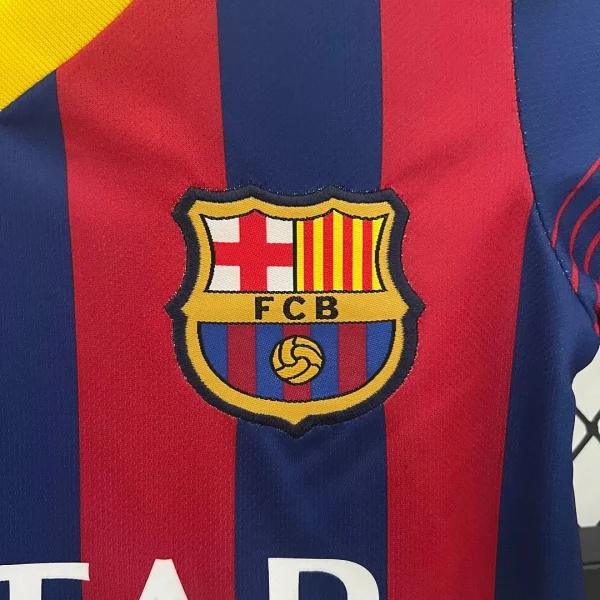 2013/2014 Retro Barcelona Home Football Shirt 1:1 Thai Quality Kids Size