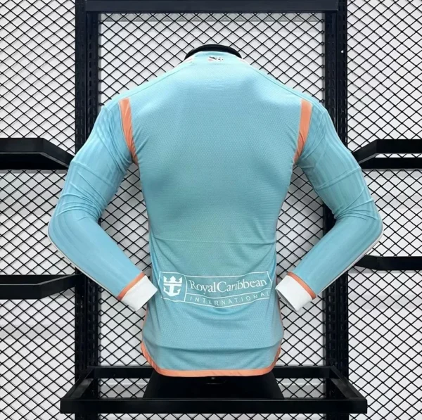 2024/2025 Player Version Inter Miami Third Away Long Sleeve Soccer Jersey 1:1 Thai Quality