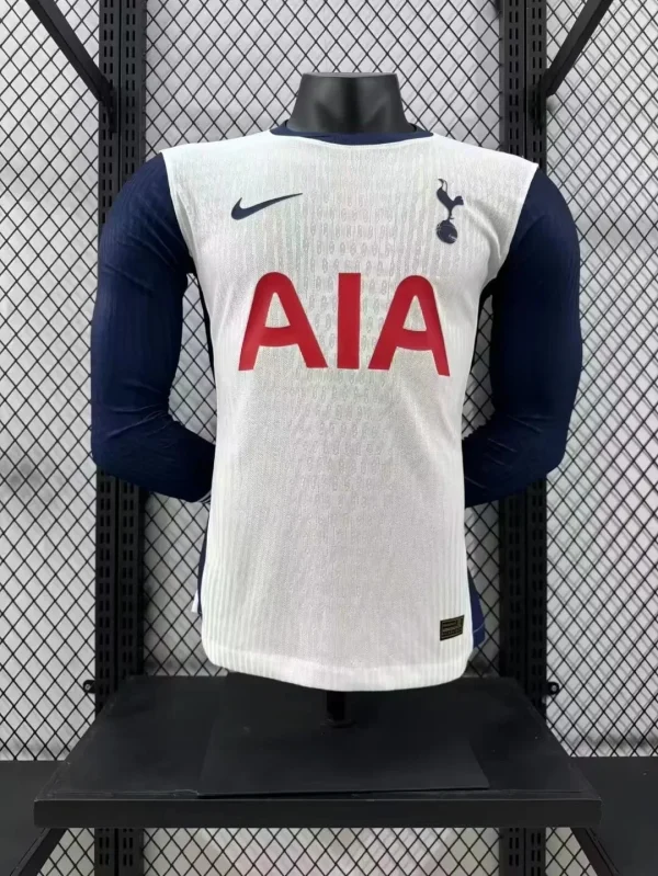 2024/2025 Player Version Tottenham Home Long Sleeve Football Shirt 1:1 Thai Quality