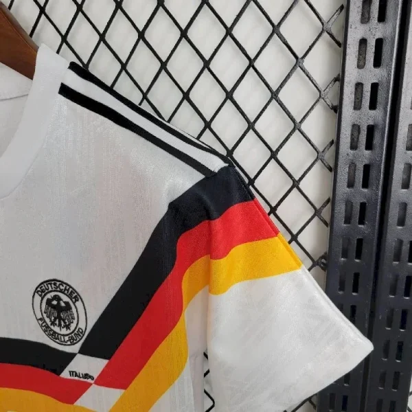 1990 Retro Soccer Jersey Germany Home Kids Size