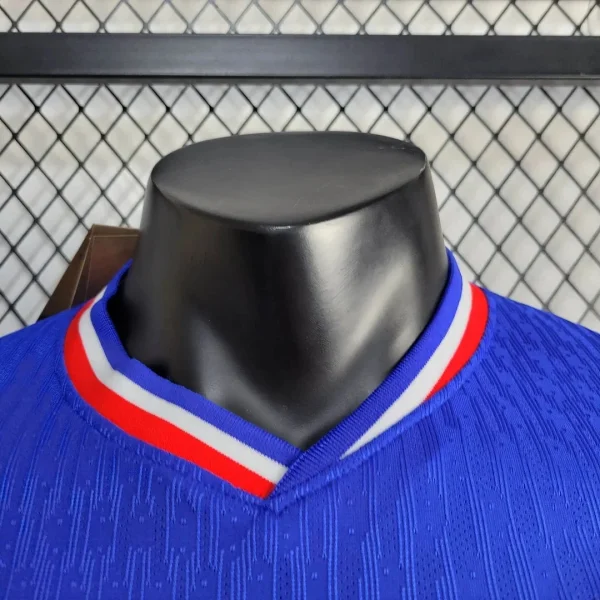 2024 Player Version Long Sleeve France Home  Football Shirt 1:1 Thai Quality