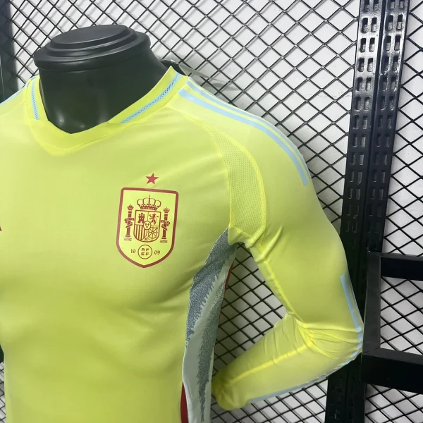 2024 Player Version Spain National Team Away Long Sleeve Football Shirt  1:1 Thai quality