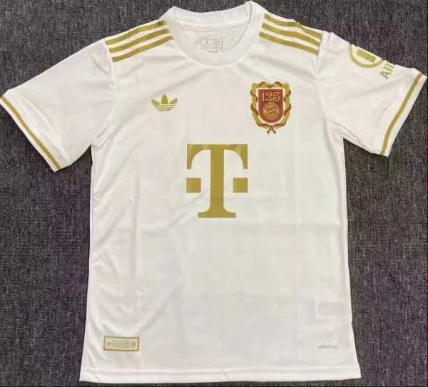 2025/2026 Bayern Munich 125th Anniversary Edition White Football Shirt 1:1 Thai Quality