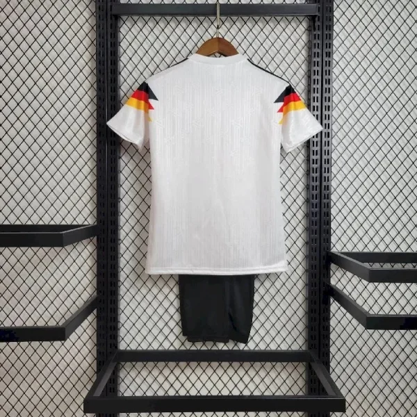 1990 Retro Soccer Jersey Germany Home Kids Size