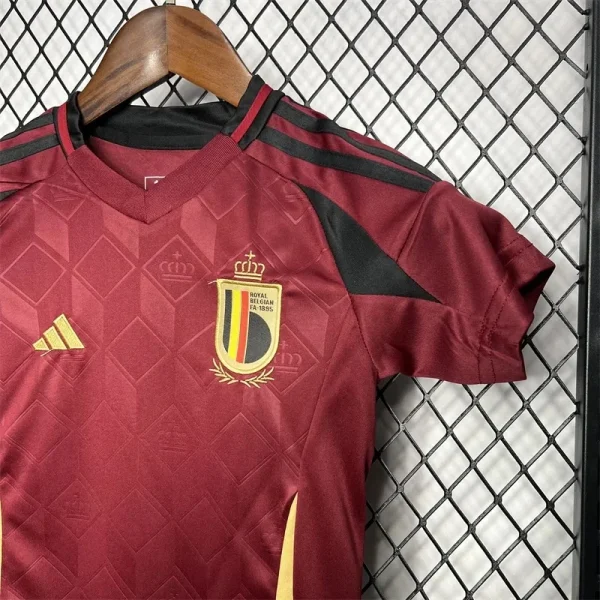 2024 Belgium National Team Home Football Shirt 1:1 Thai Quality Kids Size