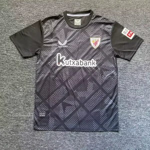 2024/2025 Athletic Bilbao Training Uniform Black Football Shirt 1:1 Thai Quality