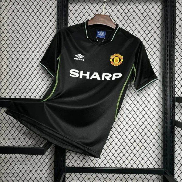 1998/1999 Retro Manchester United Third Away Football Shirt 1:1 Thai Quality