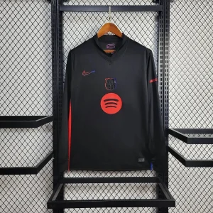 2024/2025 Long Sleeve Barcelona Away Football Shirt 1:1 Thai Quality