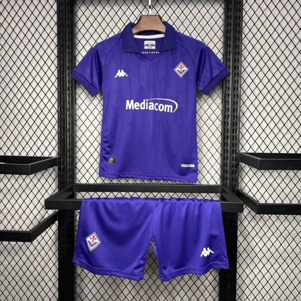 2024/2025 Fiorentina Home Football Shirt 1:1 Thai Quality Kids Size