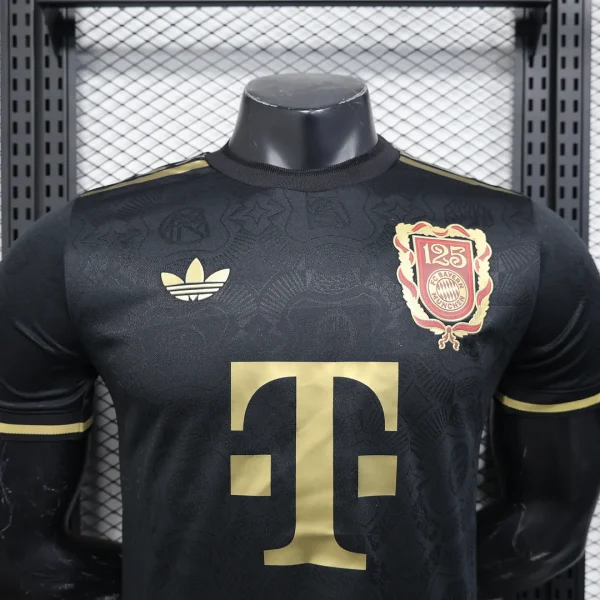 2025/2026 Player Version Bayern Munich 125th Anniversary Edition Black Football Shirt 1:1 Thai Quality