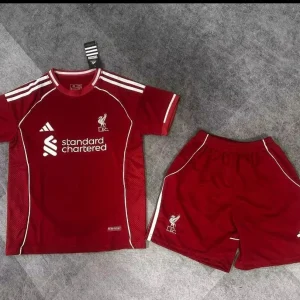 2025/2026 Liverpool Home Soccer Jersey 1:1 Thai Quality Kids Size
