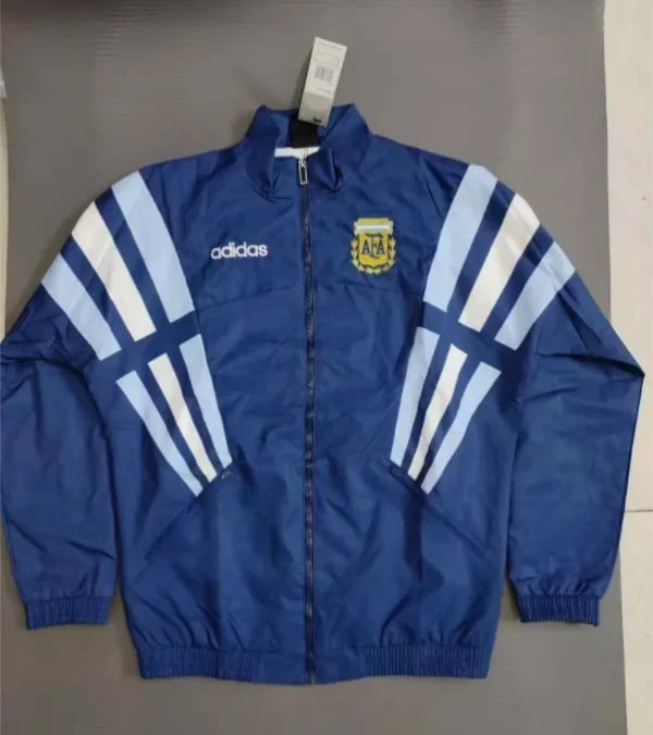 2024 Argentina Windbreaker Dark Blue Soccer Shirt 1:1 Thai Quality