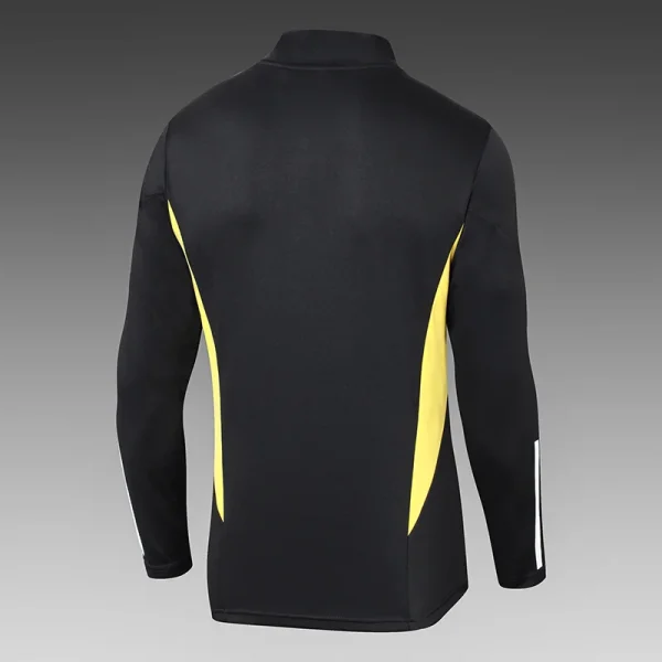 2023/2024 Juventus Half-Pull Training Suit Black Football Shirt 1:1 Thai Quality