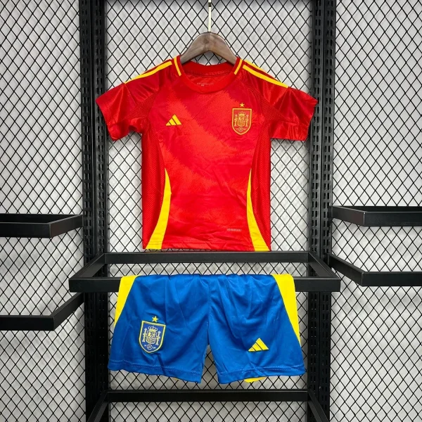 2024 Spain National Team Home Football Shirt 1:1 Thai quality Kids Size