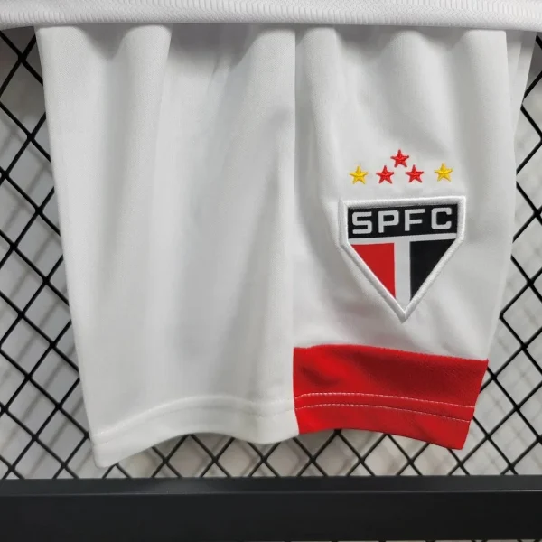 2024/2025 São Paulo Home Soccer Jersey 1:1 Thai Quality Kids Size