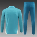 2024/2025 Olympique de Marseille Half-pull Training Suit Lake Green Football Jersey  1:1 Thai Quality