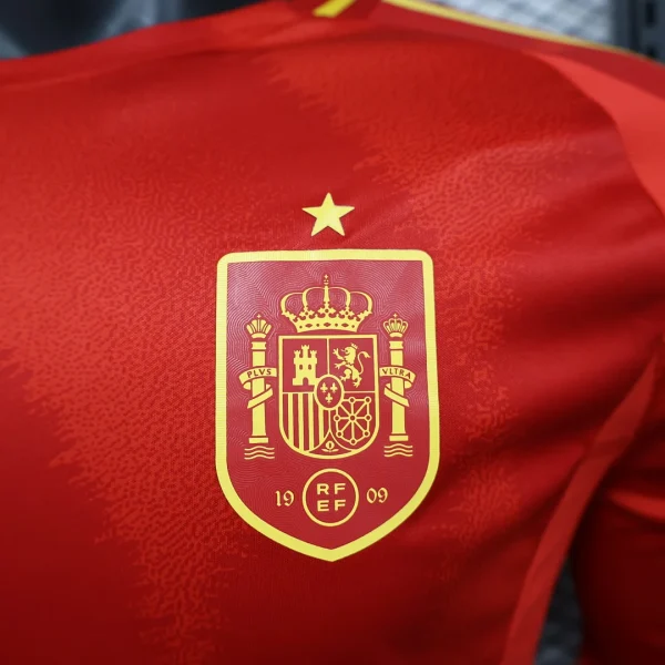 bc35b84064eea625211dd6bfa913deaf_1080x.webp 2024 Player Version Spain National Team Home Long Sleeve Football Shirt 1:1 Thai quality