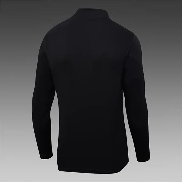 2023/2024 Bayern Half-Pull Training Suit Black Football Shirt 1:1 Thai Quality