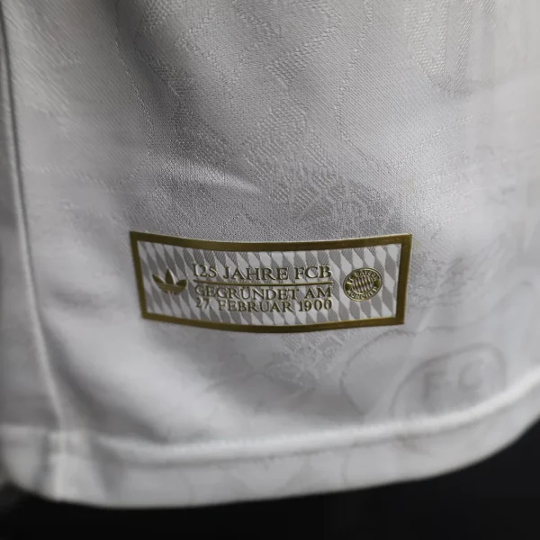 2025/2026 Player Version Bayern Munich 125th Anniversary Edition White Football Shirt 1:1 Thai Quality