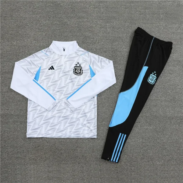 2023 Argentina Half Pull Training Camouflage White Jersey