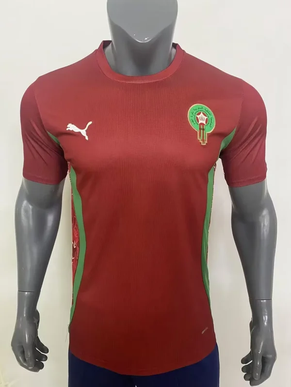 2025 Player Version Morocco Training Wear Football Shirt 1:1 Thai Quality