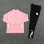 2023 Algeria National Team Half-Pull Training Suit Pink Shirt
