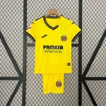 2024/2025 Villarreal Home Football Shirt 1:1 Thai Quality Kids Size