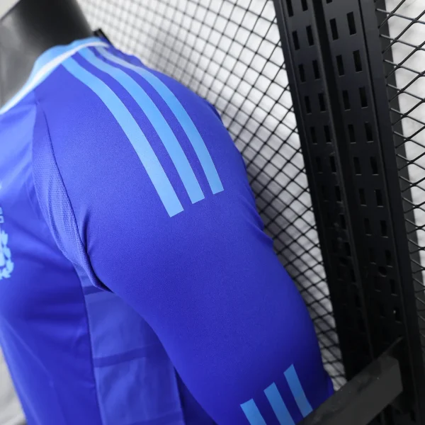 2024 Player Version Argentina Away Long Sleeve Football Shirt 1:1 Thai Quality