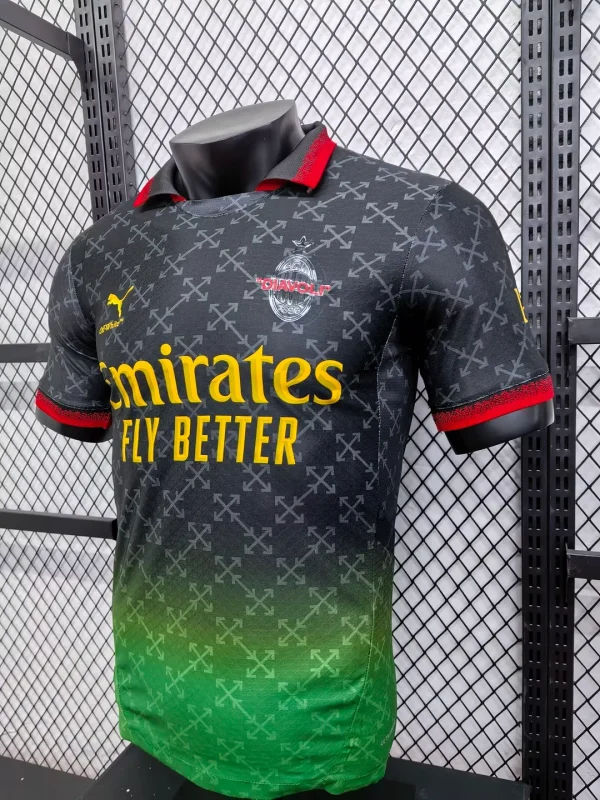 2025/2026 Player Version AC Milan Special Edition Black Football Shirt 1:1 Thai Quality