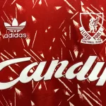 1989/1991 Retro Long Sleeve Liverpool Home Football Shirt 1:1 Thai Quality