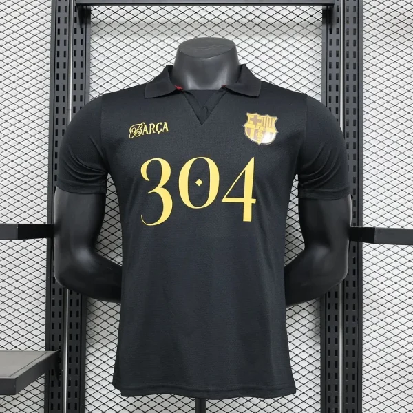 2024/2025 Player Version Barcelona Yamal Kopa Award Commemorative Edition Black Football Shirt 1:1 Thai Quality