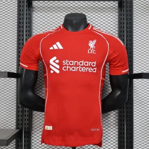 2025/2026 Player Version Liverpool Home Soccer Jersey 1:1 Thai Quality