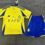 2024/2025 Al-Nassr Home Football Shirt 1:1 Thai Quality Kids Size