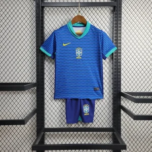 2024 Brazil Away Soccer Jersey 1:1 Thai Quality Kids Size