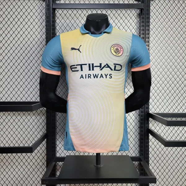 2024/2025 Player Version Manchester City Fourth Away Football Shirt 1:1 Thai Quality