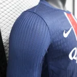 2024/2025 Player Version Psg Paris Saint-Germain Home Long Sleeve Football Shirt 1:1 Thai Quality