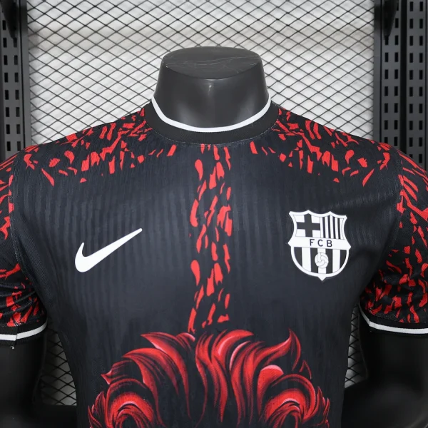 2024/2025 Player Version Barcelona Lion Head Special Edition Red  Football Shirt 1:1 Thai Quality
