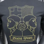 2024/2025 Player Version Barcelona Yamal Kopa Award Commemorative Edition Black Football Shirt 1:1 Thai Quality
