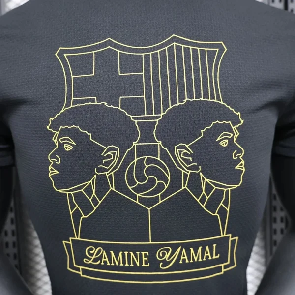 2024/2025 Player Version Barcelona Yamal Kopa Award Commemorative Edition Black Football Shirt 1:1 Thai Quality