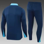2024/2025 Chelsea Half-Pull Training Suit Royal blue Football Shirt Set 1:1 Thai Quality