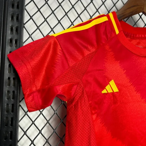 2024 Spain National Team Home Football Shirt 1:1 Thai quality Kids Size