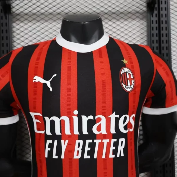 2024/2025 Player Version AC Milan Home Football Shirt 1:1 Thai Quality