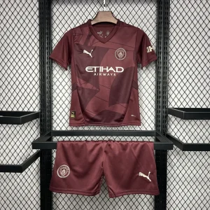 2024/2025 Manchester City Third Away Football Shirt 1:1 Thai Quality Kids Size