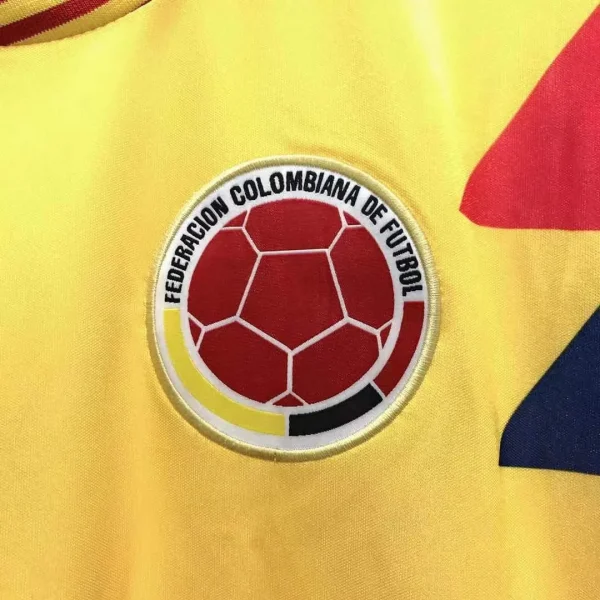 1990 Retro Colombia Home  Jersey
