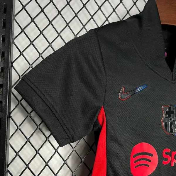2024/2025 Barcelona Away Football Shirt 1:1 Thai Quality Kids Size (with sponsor)