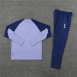 2023/2024 Tottenham Half-Pull Training Suit Purple Football Shirt 1:1 Thai Quality