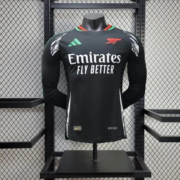 2024/2025  Player Version Long Sleeve Arsenal Away Football Shirt 1:1 Thai Quality