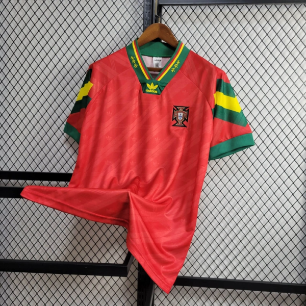 1992 Retro Portugal Home Football Shirt 1:1 Thai Quality