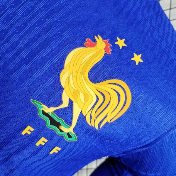 2024 Player Version Long Sleeve France Home  Football Shirt 1:1 Thai Quality